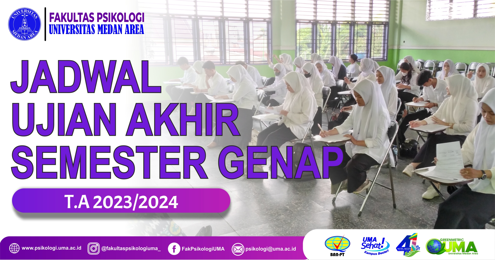 Informasi Jadwal Ujian Akhir Semester UAS Semester Genap TA 2023 2024