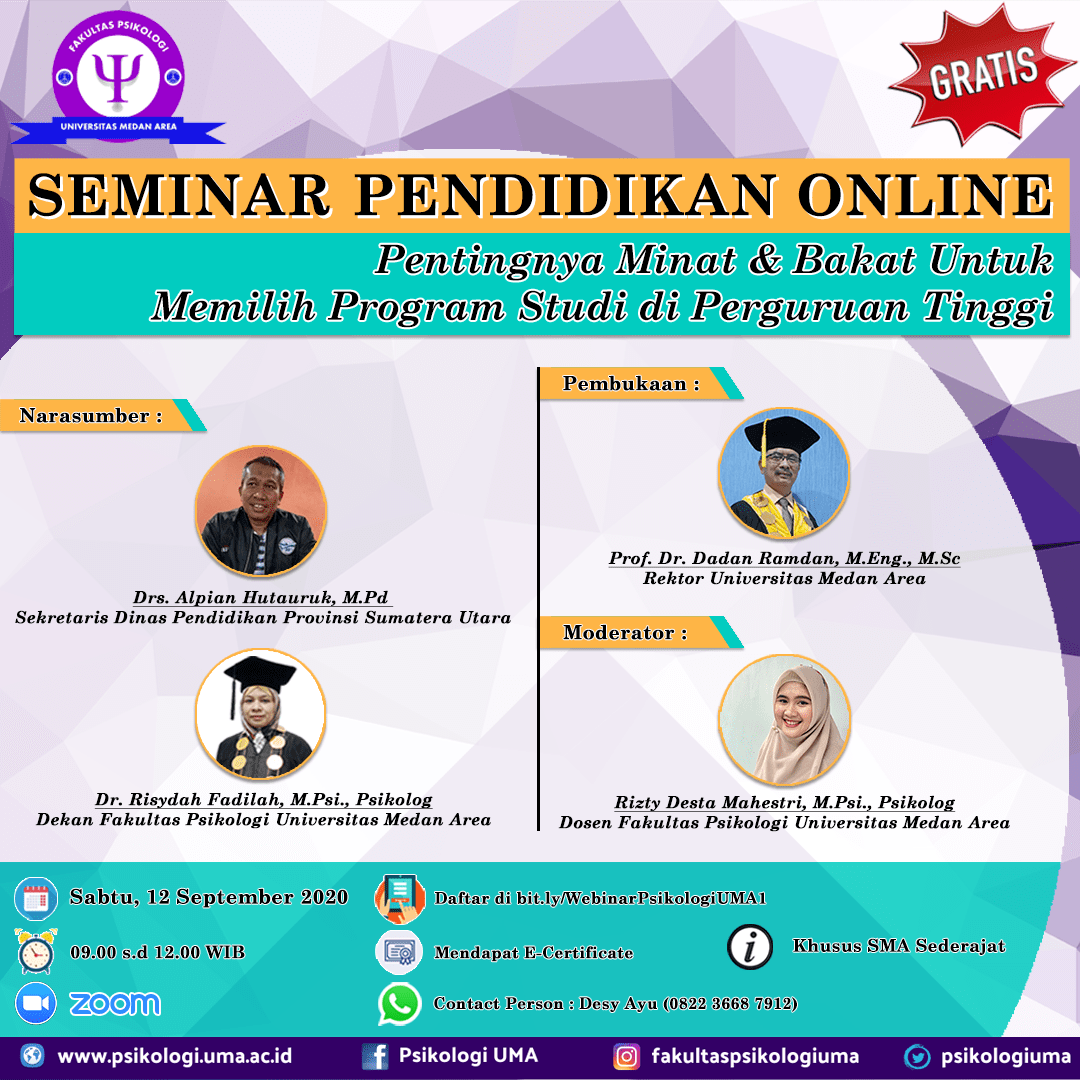 Daftar Seminar Pendidikan Online
