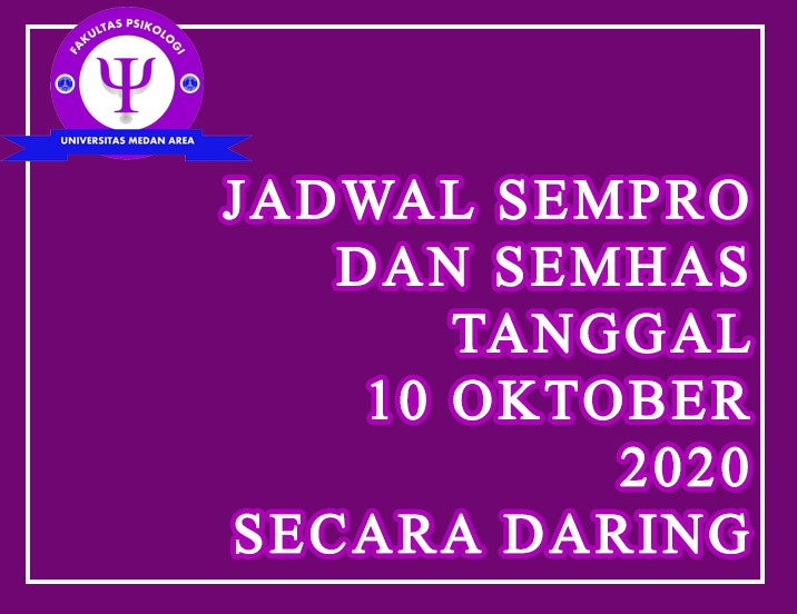 jadwal sempro semhas 10 oktober
