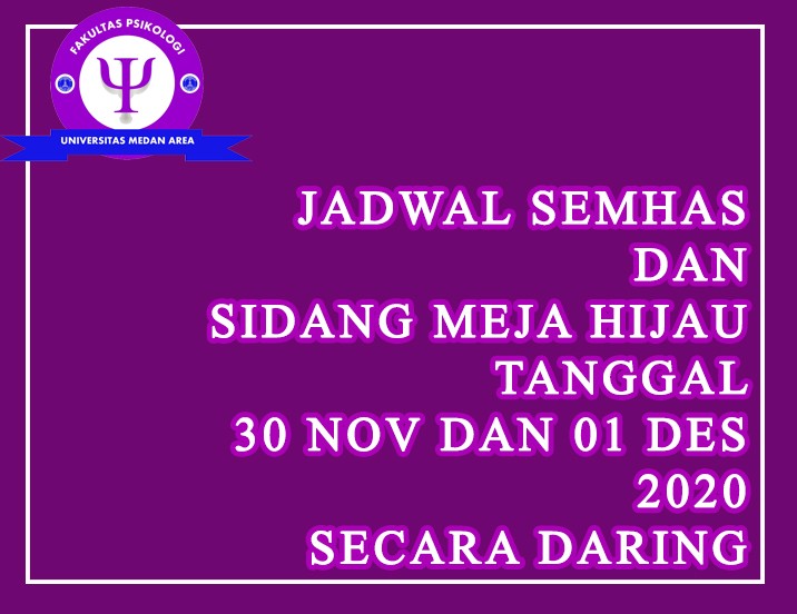 JADWAL SIDANG TGL 30 NOV 01 DES 20