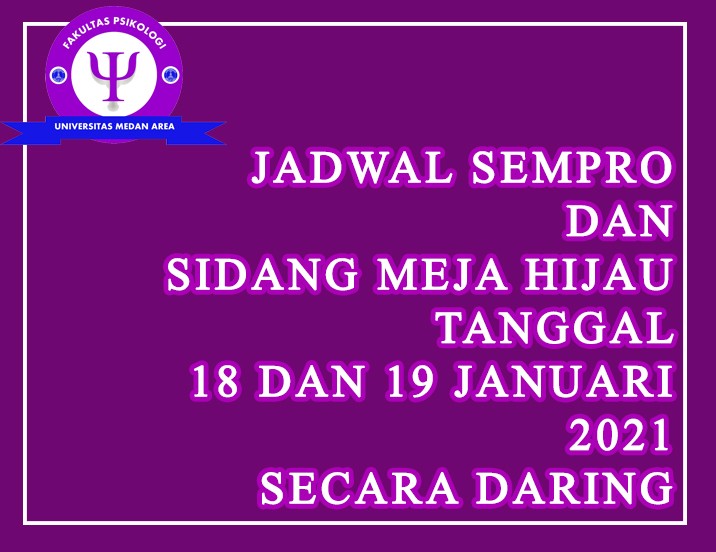 jadwal sempro sidang 18 19 januari