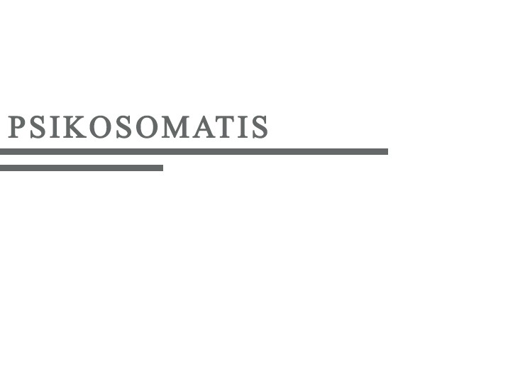 psikosomatis