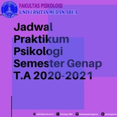 Jadwal Praktikum Semester Genap T.A 2020-2021