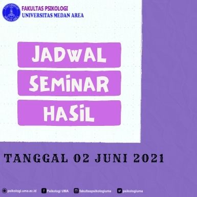 Jadwal Seminar Hasil Tanggal Tanggal 02 Juni 2021