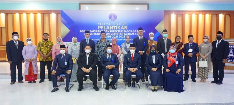 pelantikan-dekan-fakultas-dan-direktur-pascasarjana-universitas-medan-area-periode-2021-2023